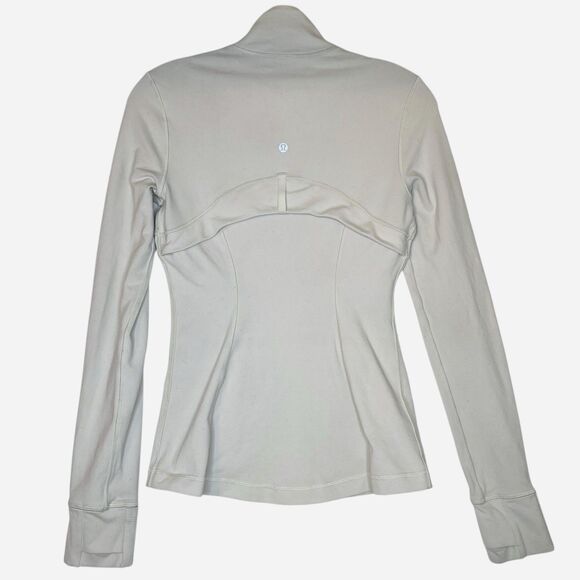 Lululemon Define Jacket Women Sz 4 Gray Full Zip Thumb Hole Fitted Athleisure - Picture 2 of 10